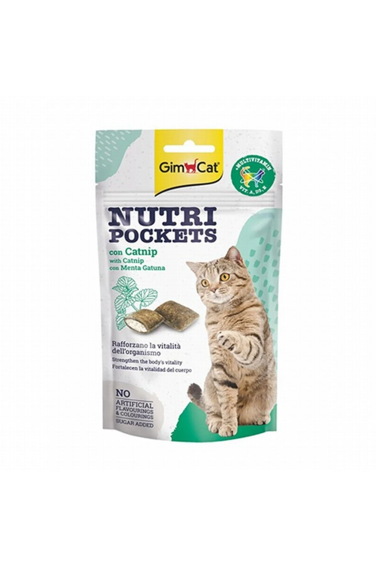 Gimcat Nutri Pockets Catnip Kedi Ödül Kraker 60 Gr