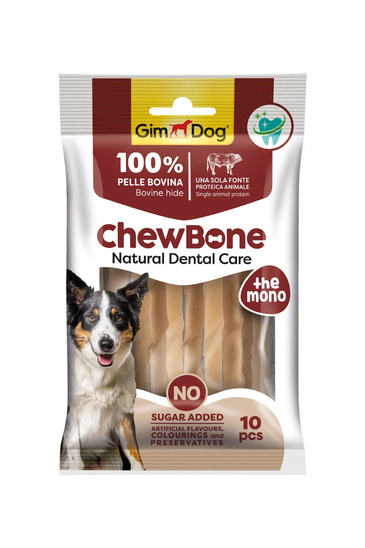 Gimdog Köpek Kemik Natural Burgu 10 lu 80 Gr