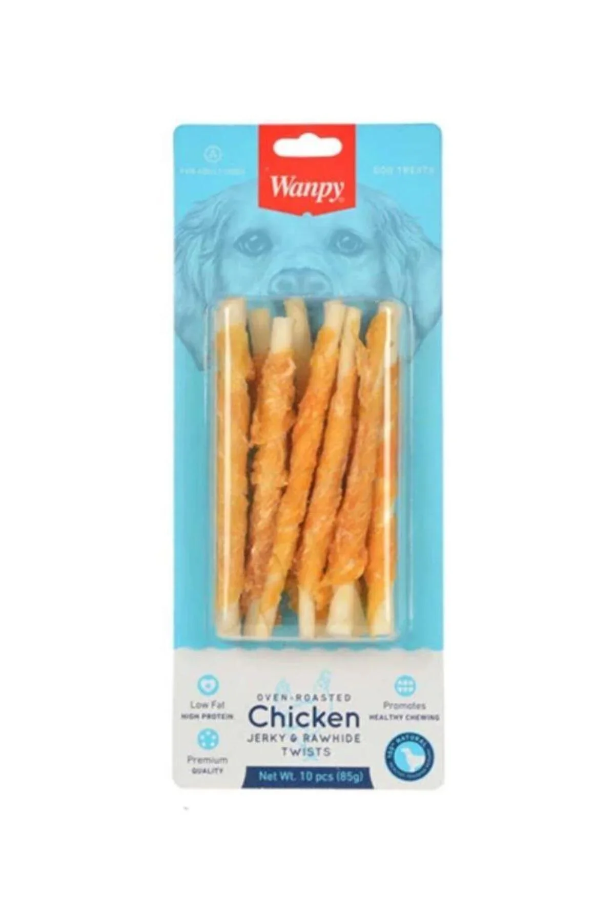 Wanpy Deri Üzerine Tavuk Sarılı 85 gr Köpek Ödülü