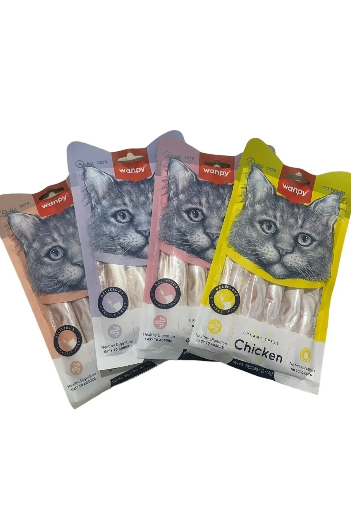 Wanpy Kedi Ödül Krema 4 lü