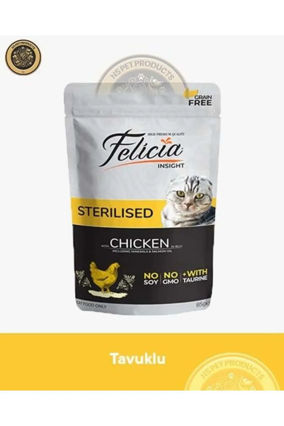Felicia Kedi Pouch Kısır Tavuk