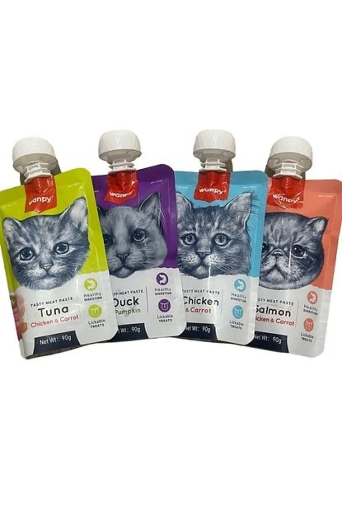 Wanpy Kedi Et Ezmesi 4 x 90gr