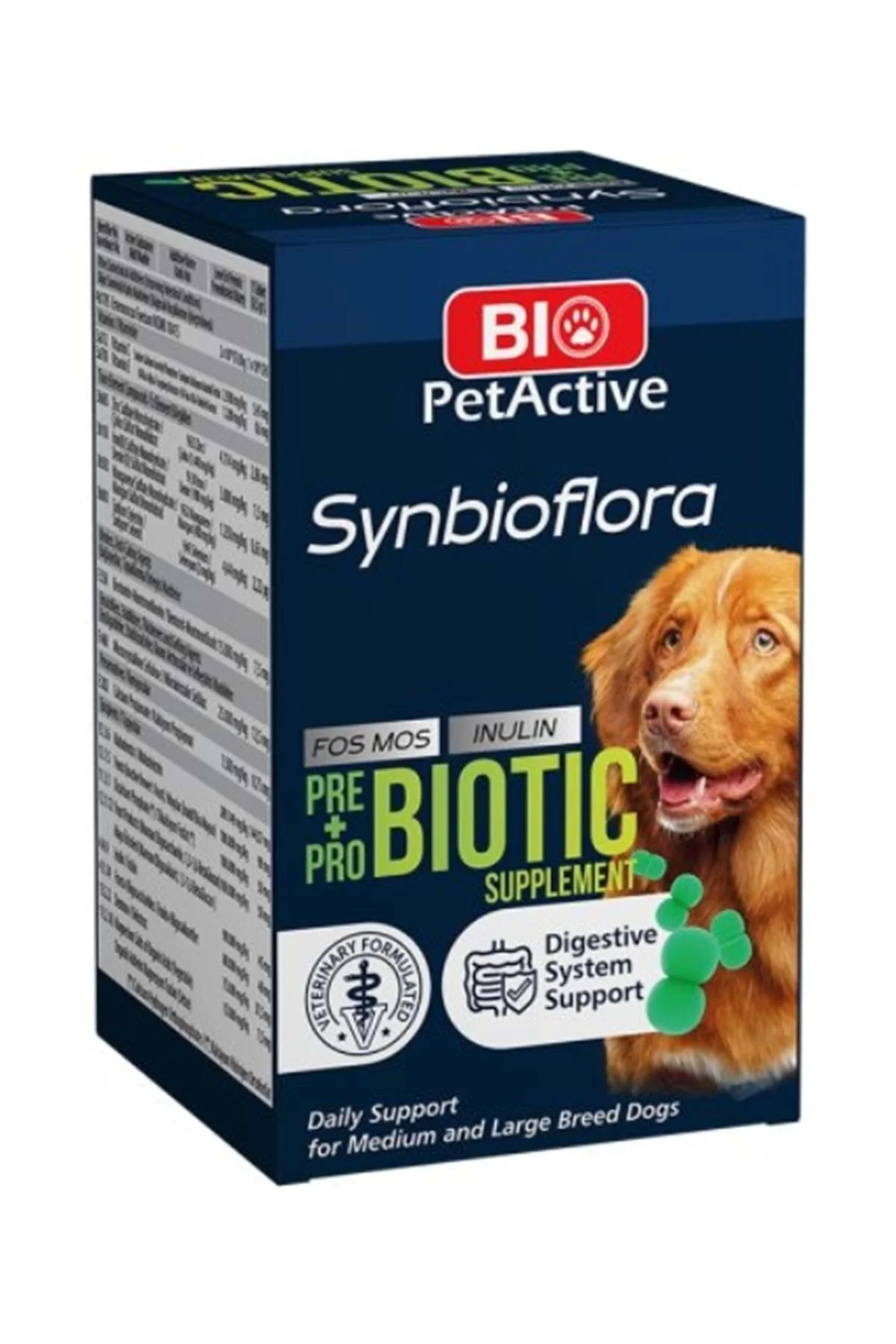 Bio Pet Active Biopetactive Synbioflora Tabs 0,5 30Gr Prebiotic