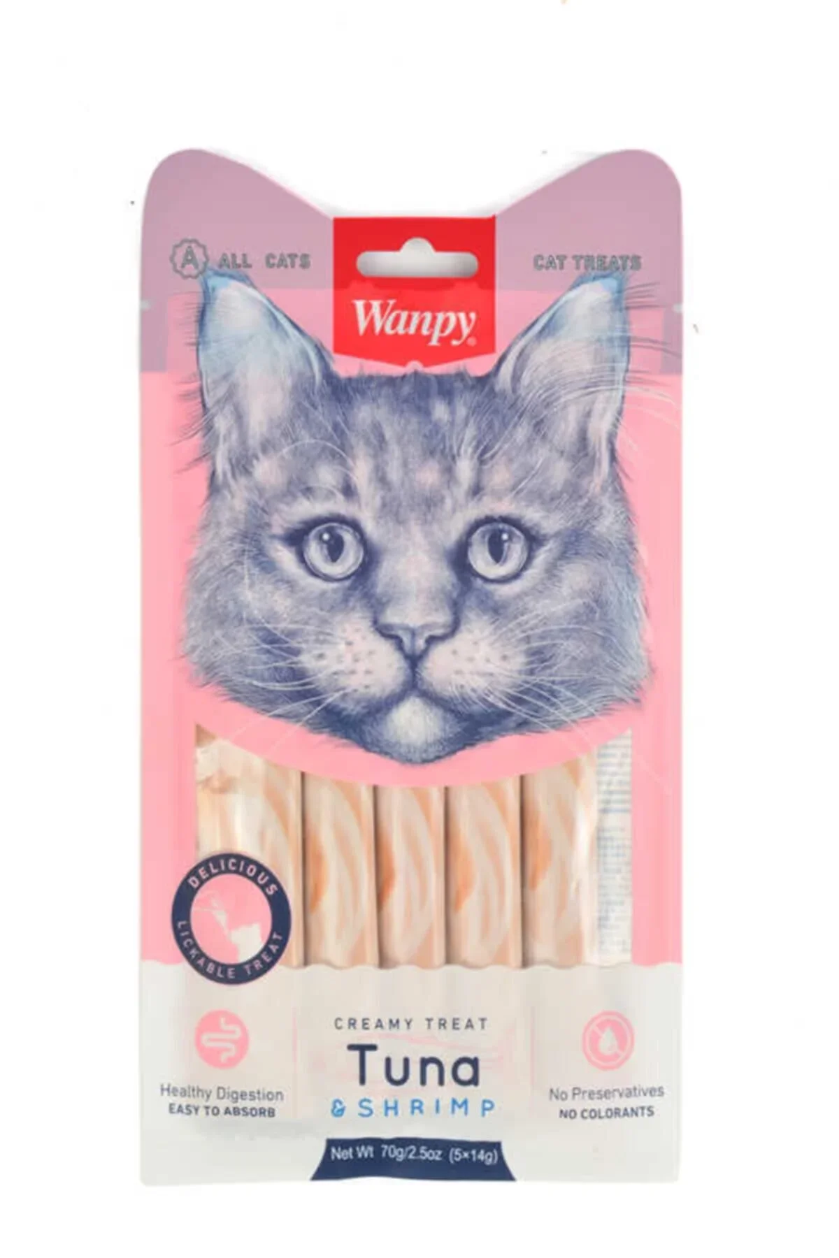 Wanpy Ton Karides Kedi Krema Ödül 5 li