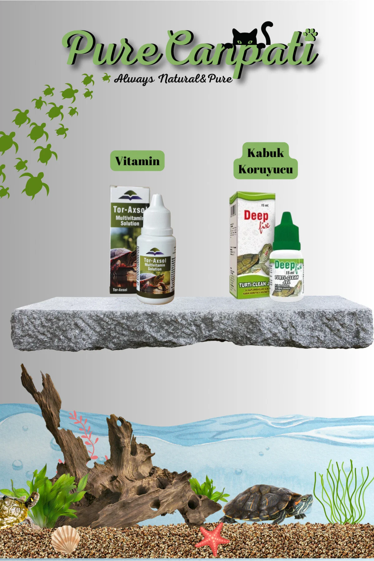 Deep Fix Kaplumbağa Bakım 2 li Set