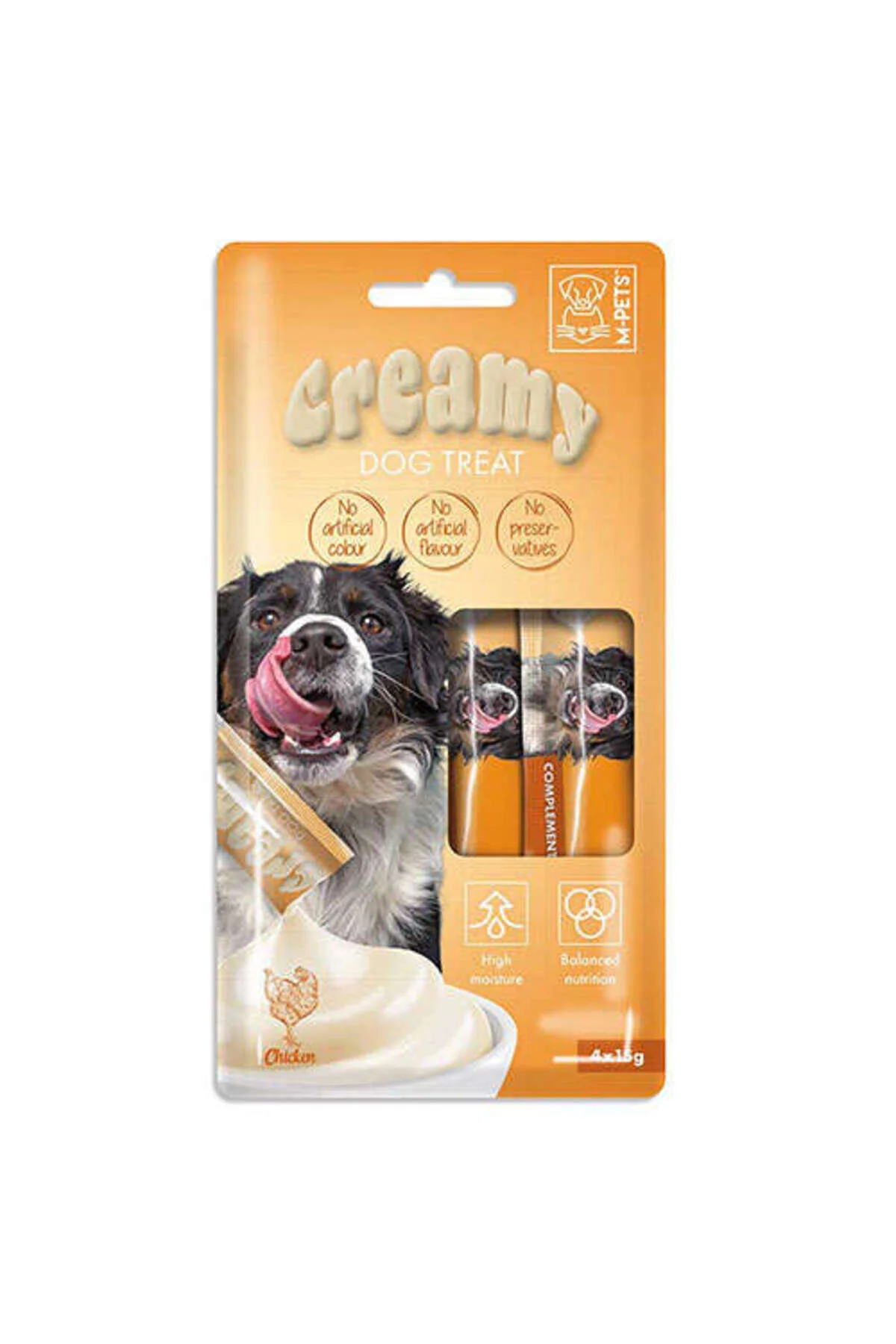 M-Pets Creamy Köpek Ödül 4 x 15 Gr Tavuk