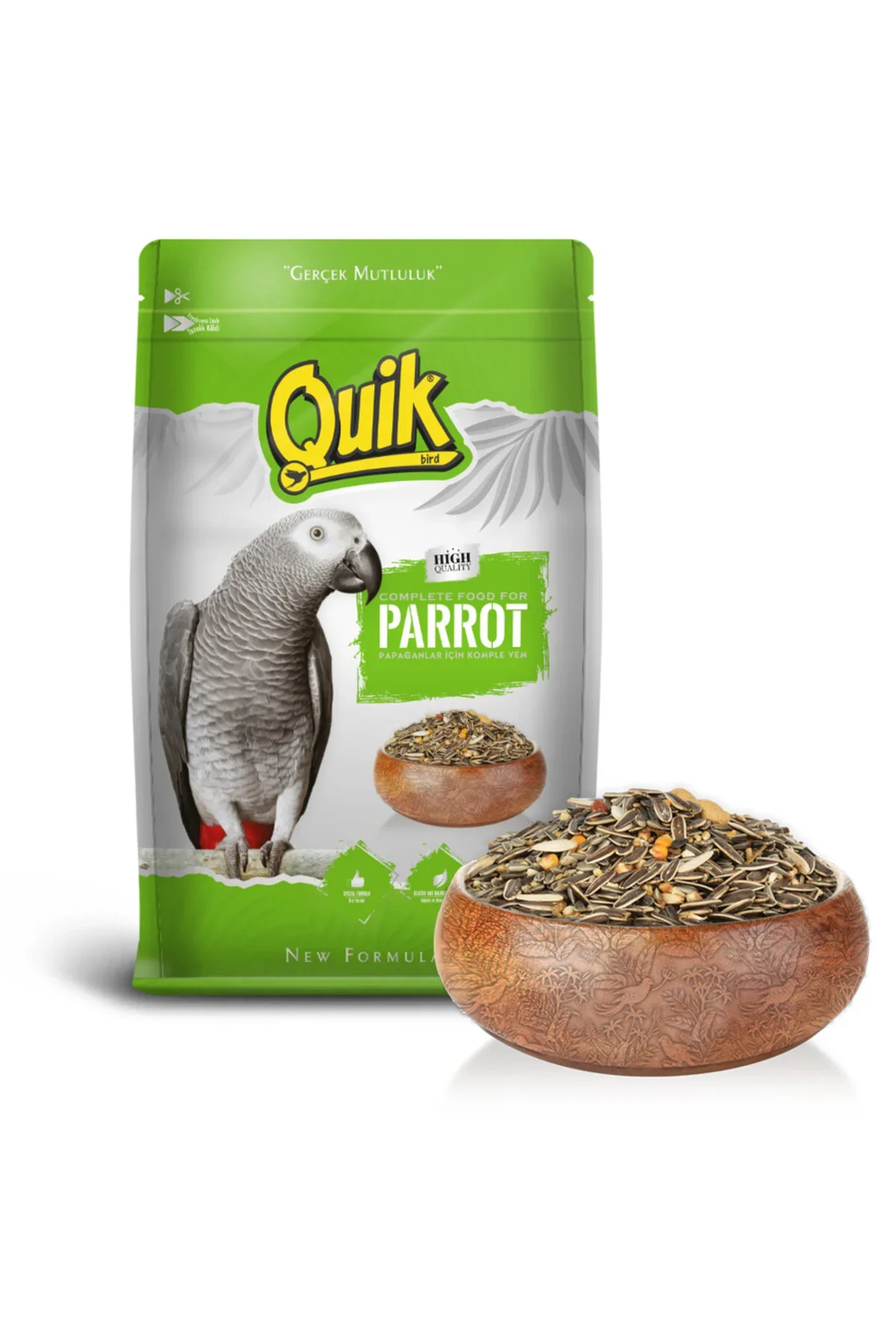 Quik Papağan Yemi 750 Gr X 3 Paket