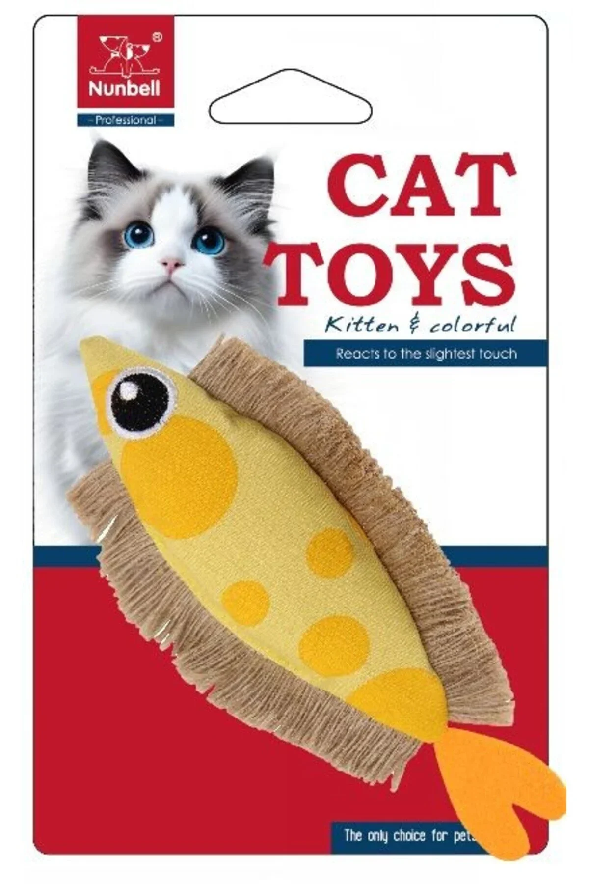 Nunbell Peluş Balık Kedi Oyuncak