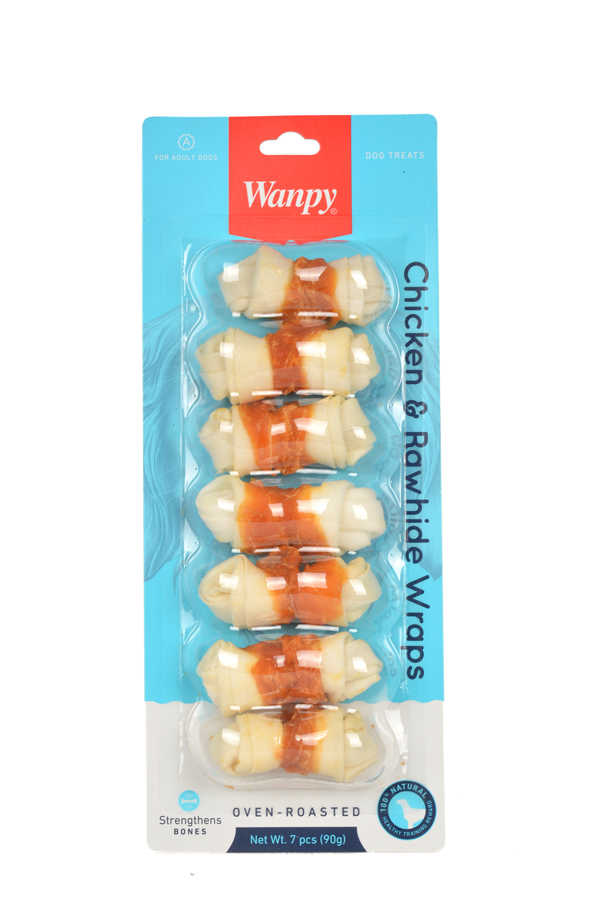 Wanpy Chicken Rawhide Wraps Köpek Ödülü 90 Gr