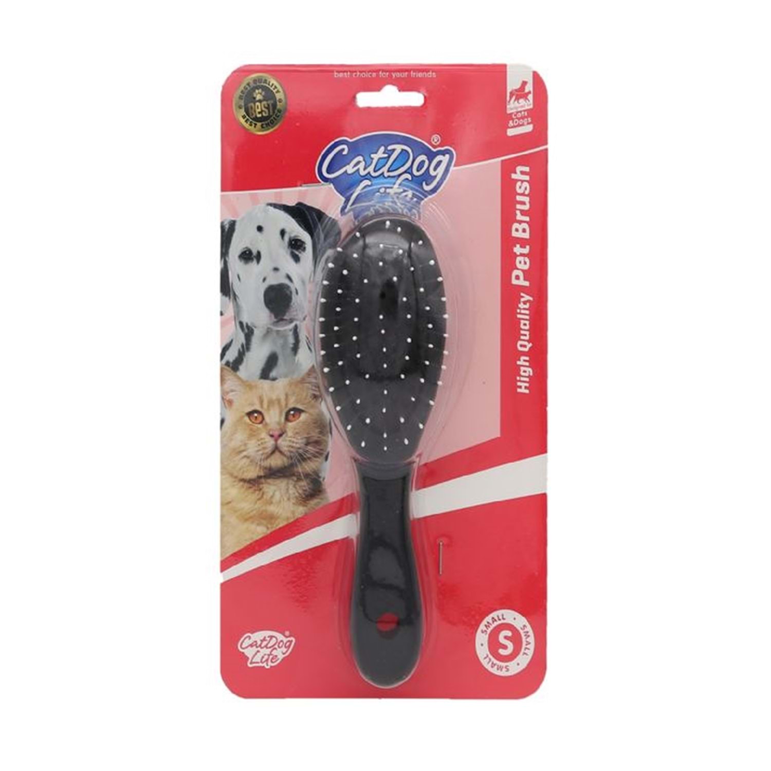 Cat Dog Life Kedi ve Köpekler İçin Çift Taraflı Fırça S Boy