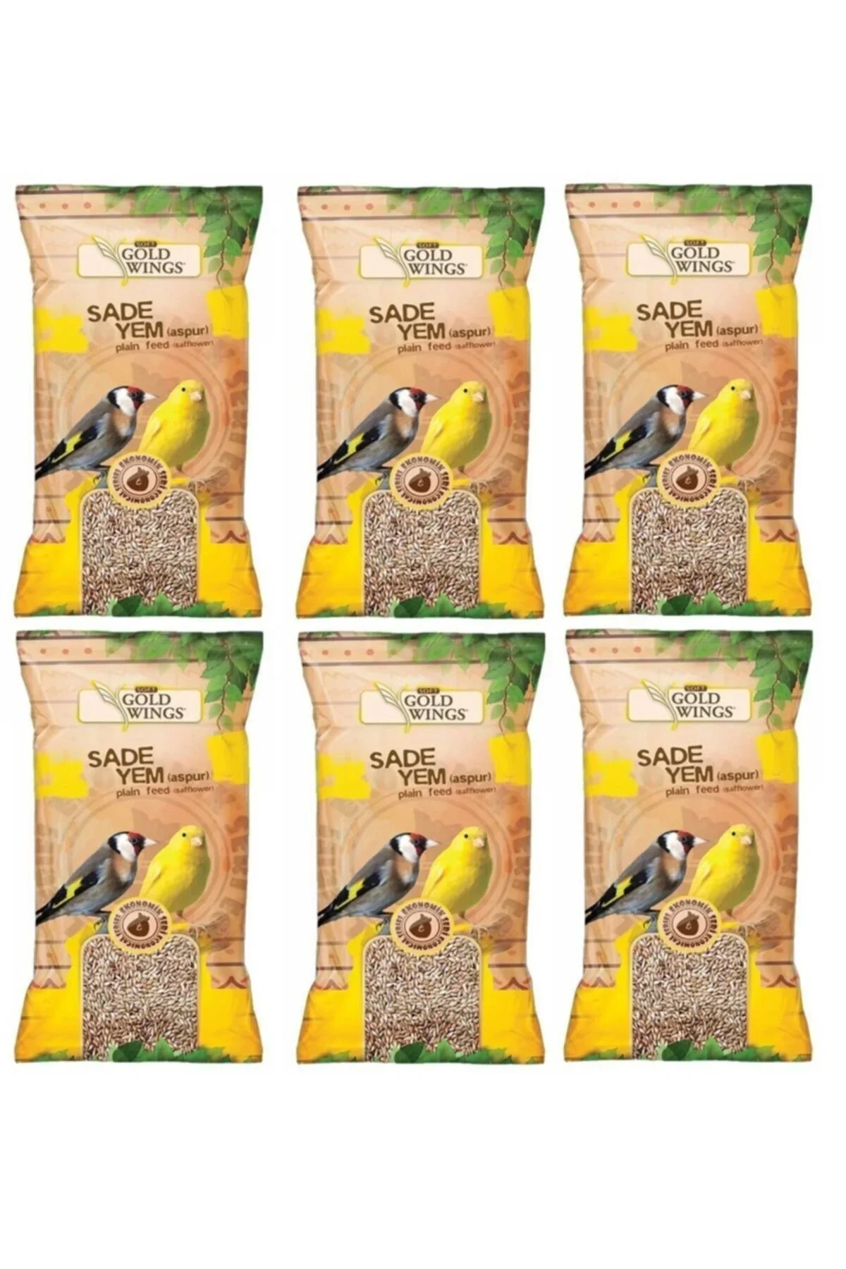 Gold Wings Aspur Sade Yem 300 Gr X 6