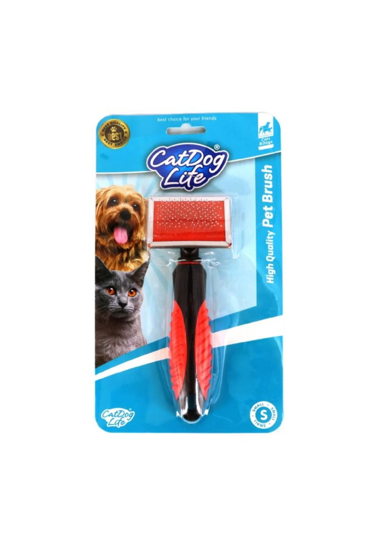 Cat Dog Life Kedi ve Köpekler İçin İnce Telli Fırça S Boy