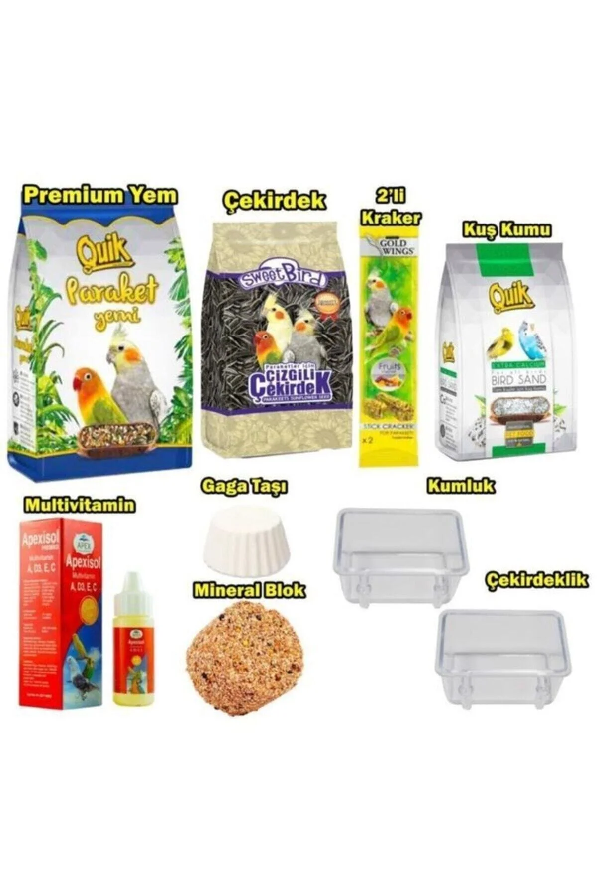 Papağan Set 9 Parça