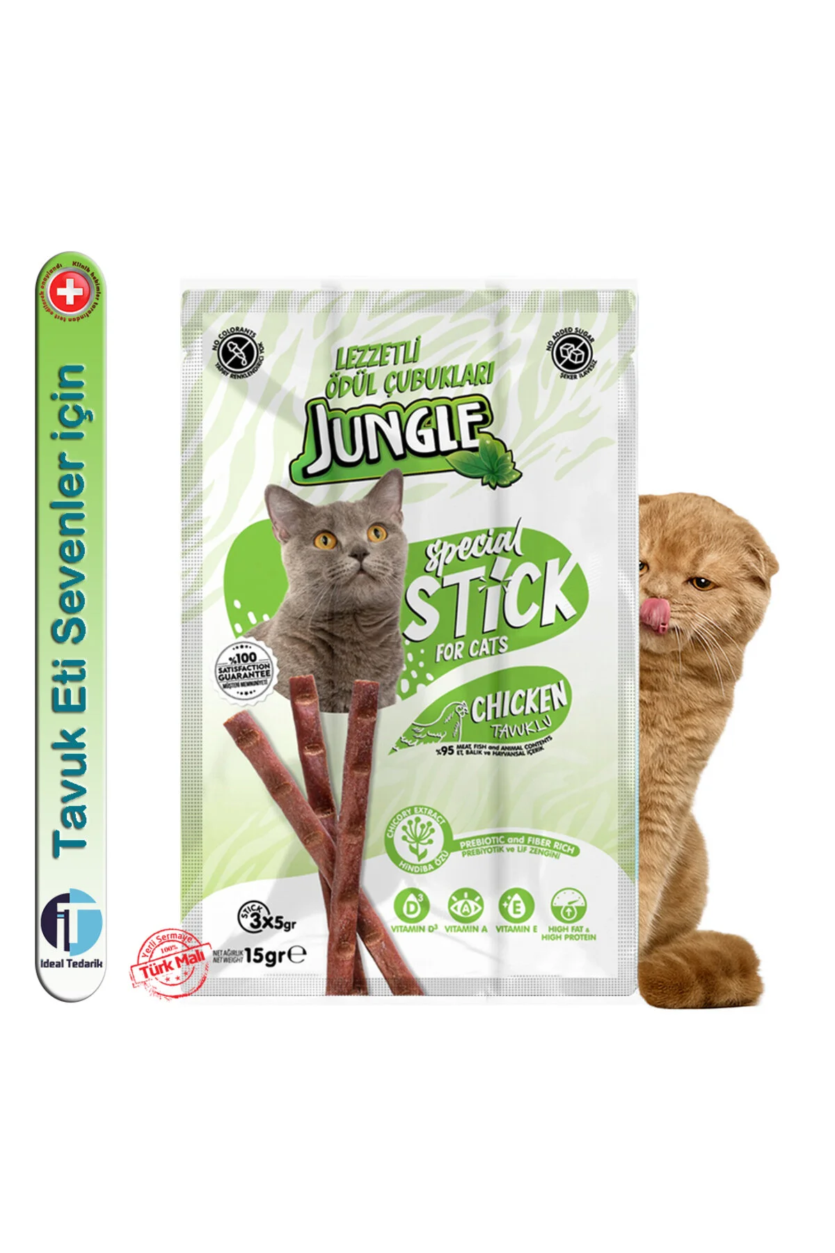 Jungle Kedi Stick Tavuklu