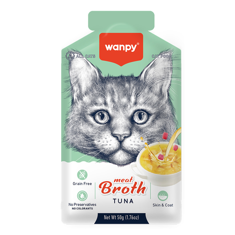Wanpy Kediler için Ton Balığı Eti Çorbası