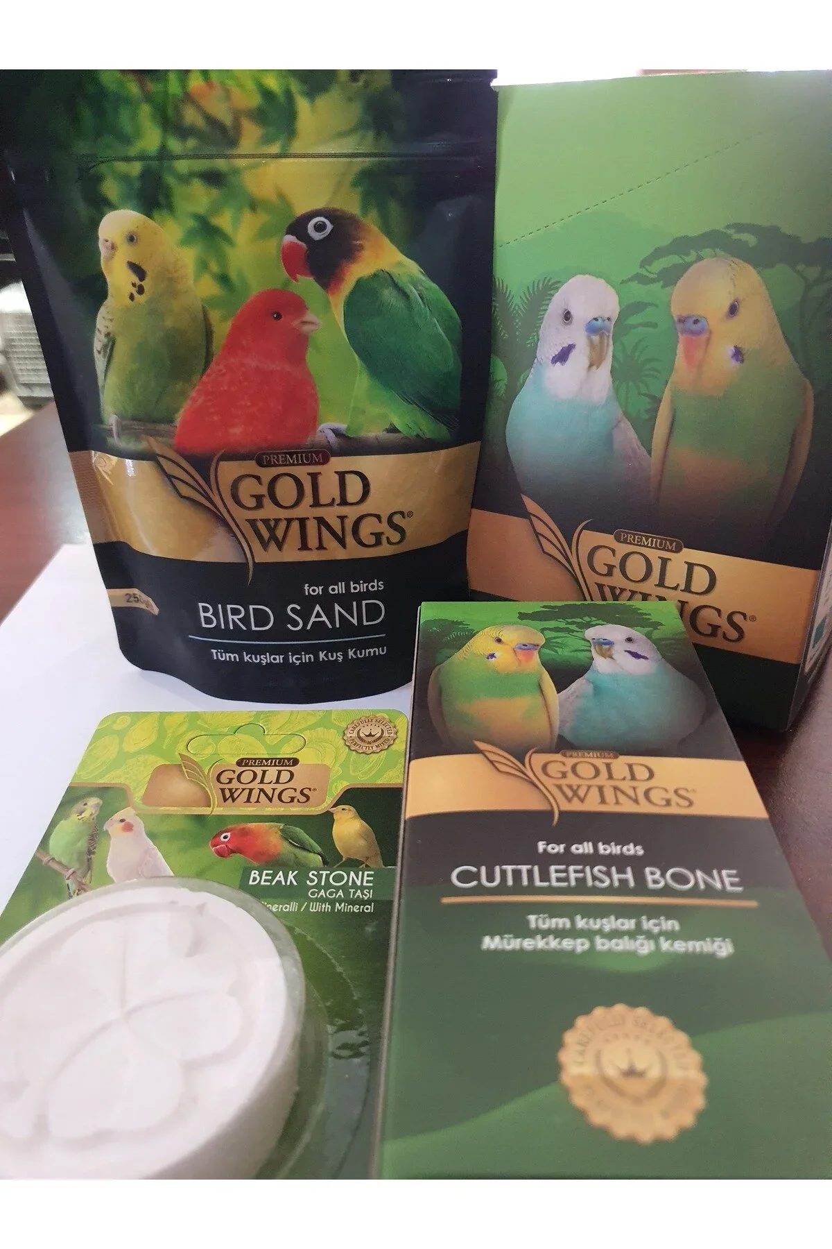 Gold Wings Premium 3 lü Kuş Sağlık Seti