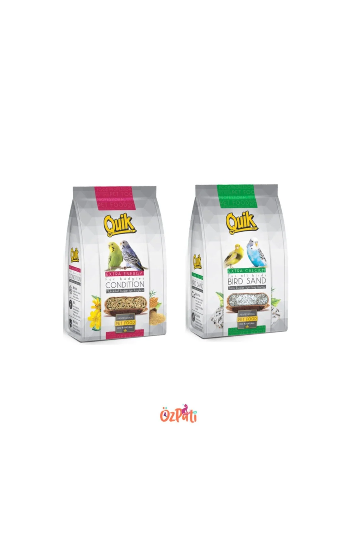 Quik Kuş Kumu & Kızıştırıcı 2 li Set