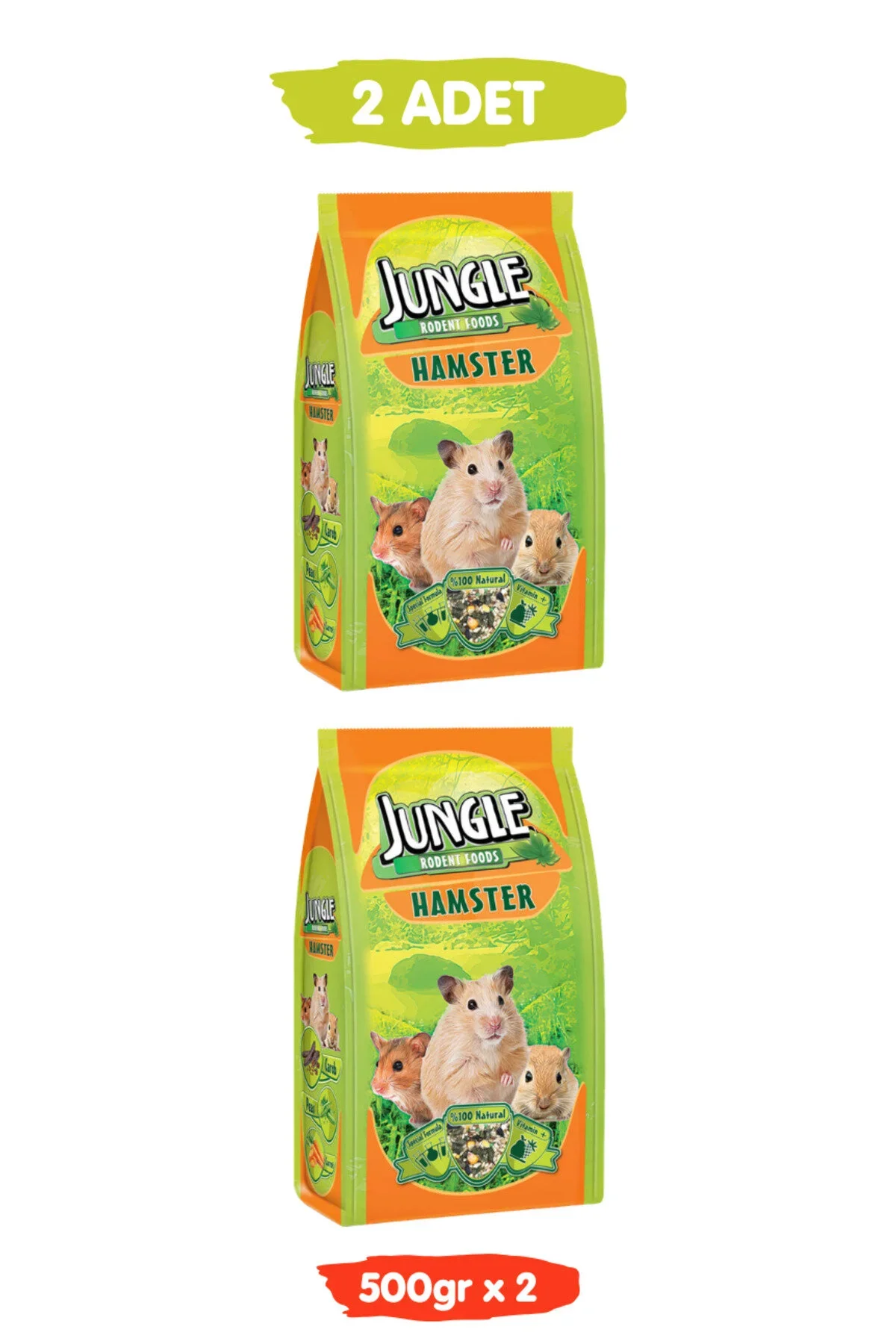 Jungle Hamster Yemi 500 Gr X 2 Paket