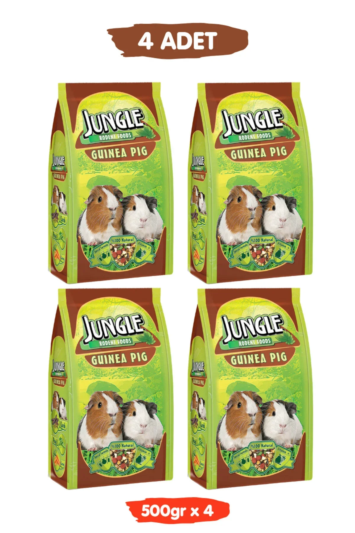 Jungle Ginepig Yemi 500 Gr X 4 Paket