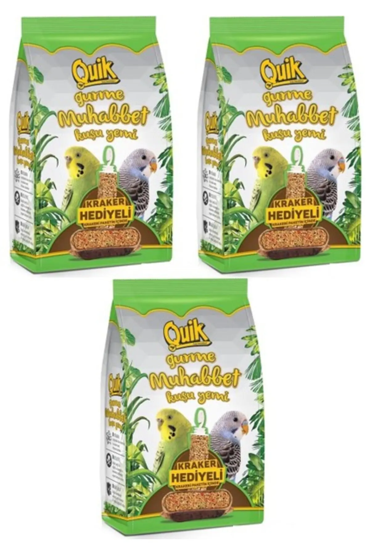 Quik Gurme Muhabbet Yemi 500 gr Kraker Hediyeli X 3