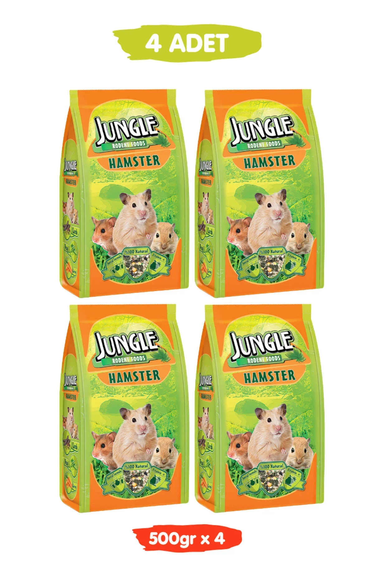 Jungle Hamster Yemi 500 Gr X 4 Paket