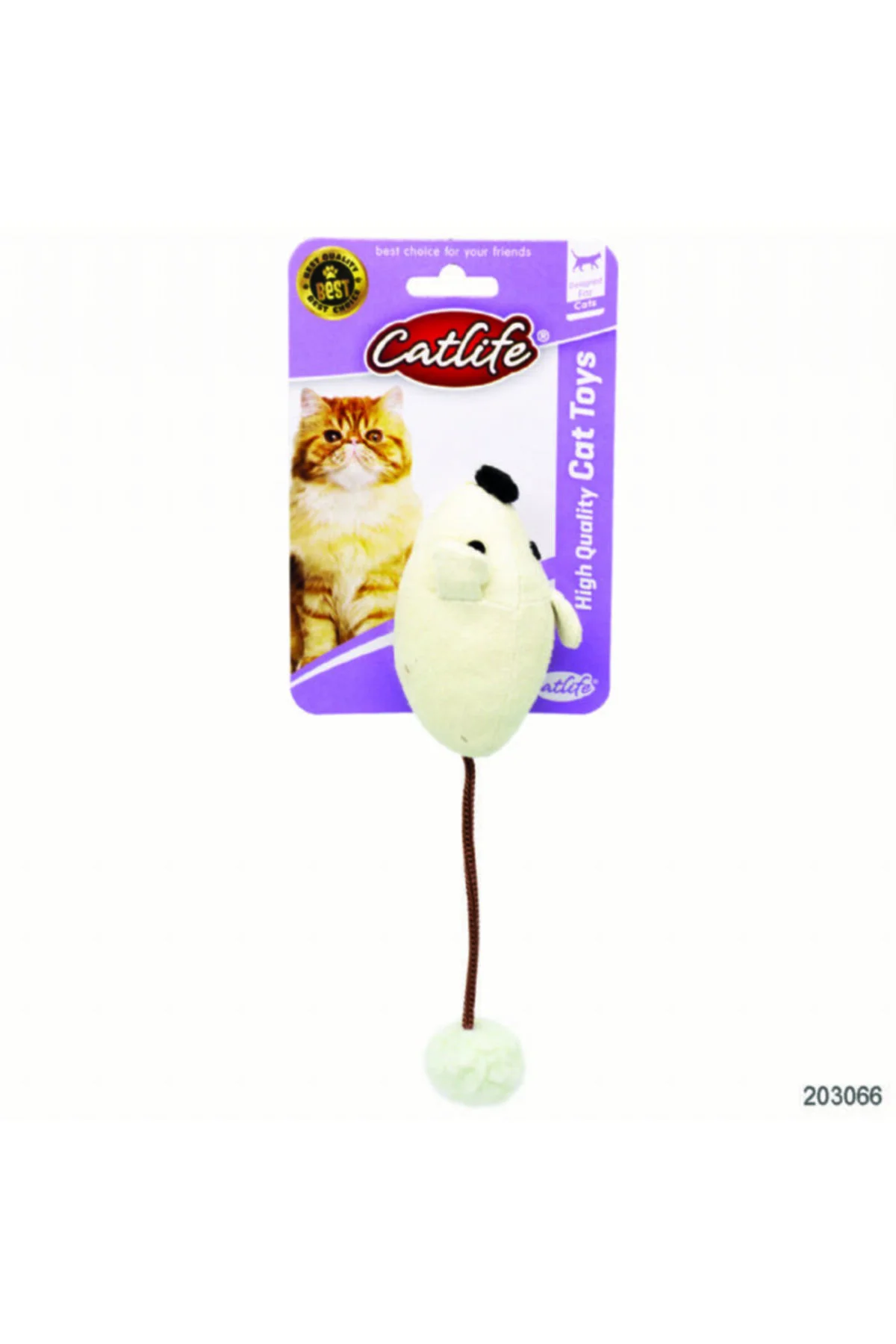 Catlife Kediler İçin Peluş Fare Oyuncak