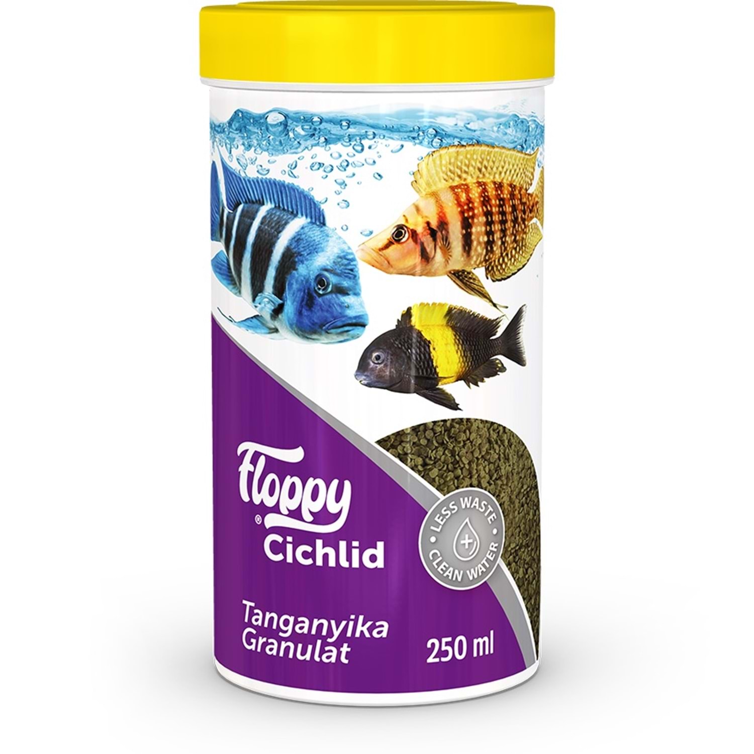 Floppy Cichlid Tanganyika Granulat 250 Ml Ciklet Yemi