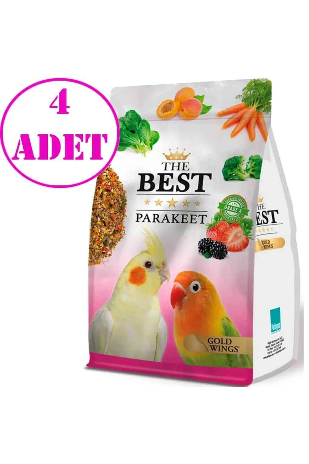 Gold Wings The Best Paraket 1,25 Kg X 4