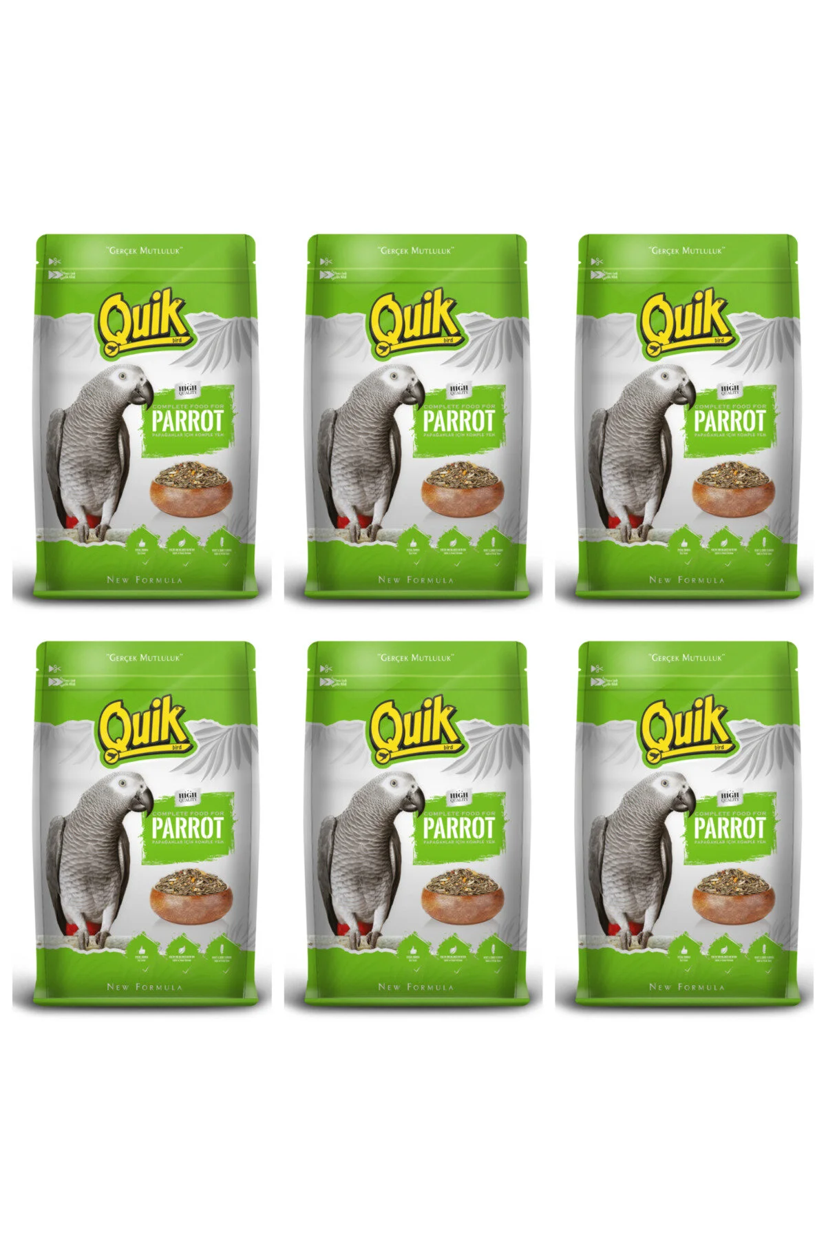 Quik Papağan Yemi 700 Gr X 6