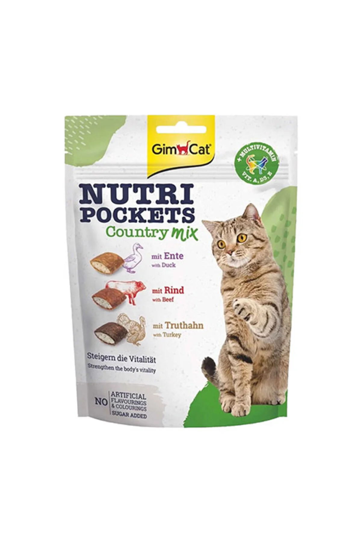 Gimcat Nutri Ördek Dana Hindi Kedi Ödül Kraker 150 Gr