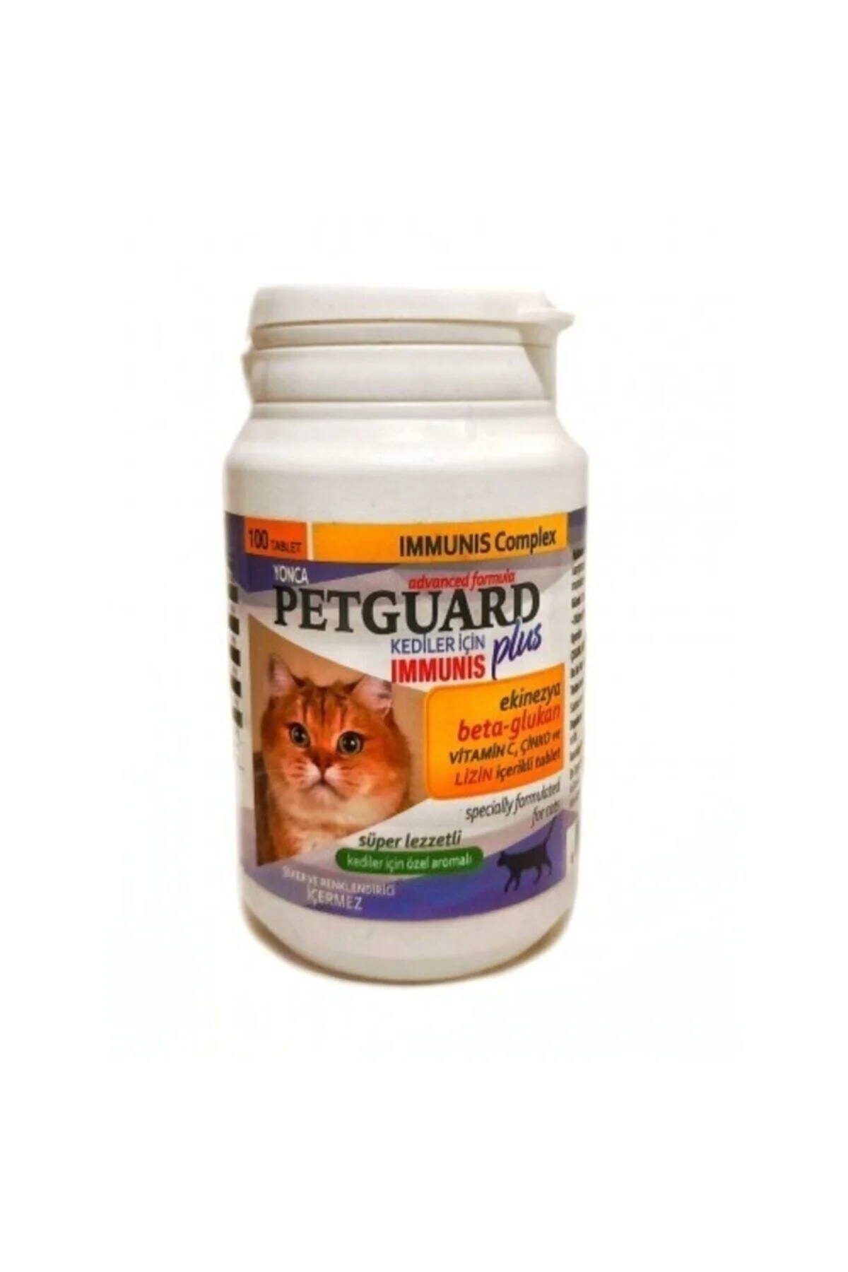 Petguard Plus Immunıs Kediler Için Ekinezya, Beta Glukan, Vitamin C, Çinko Ve Lizin Içerikli