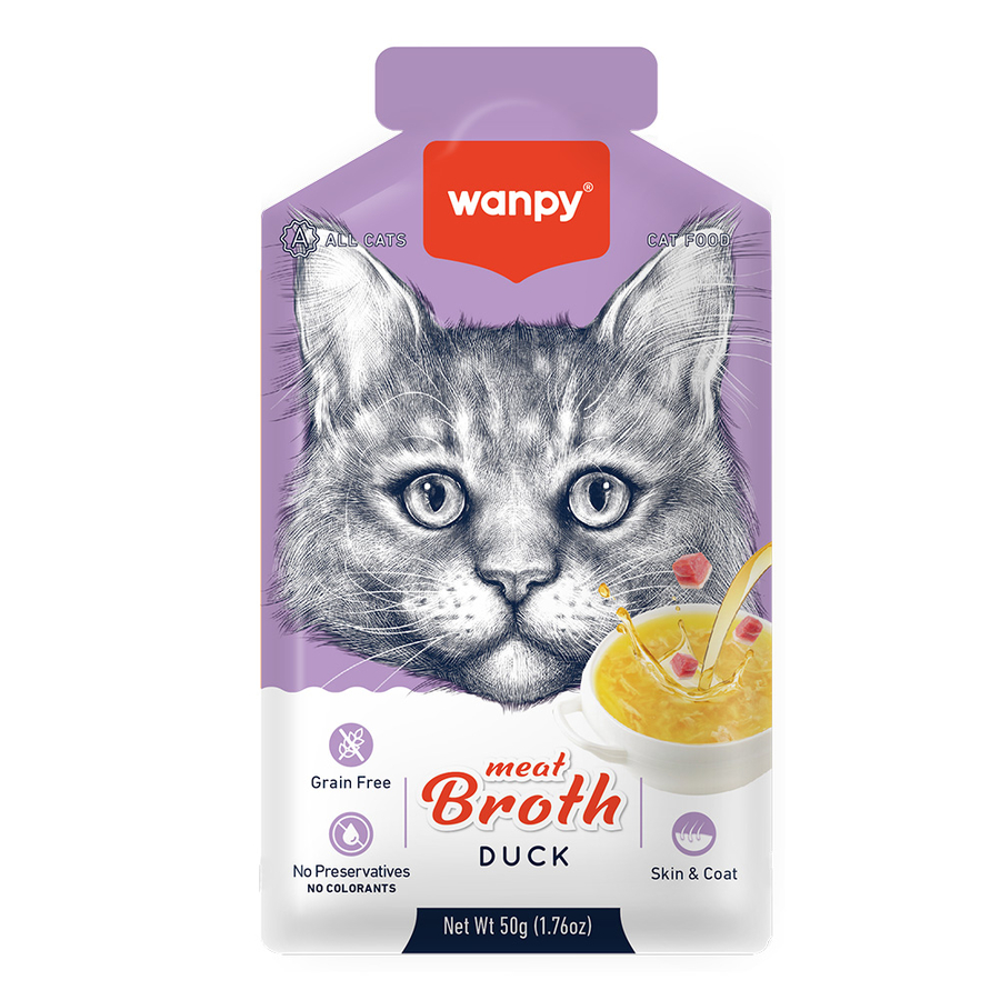 Wanpy Kediler için Ördek Eti Çorbası