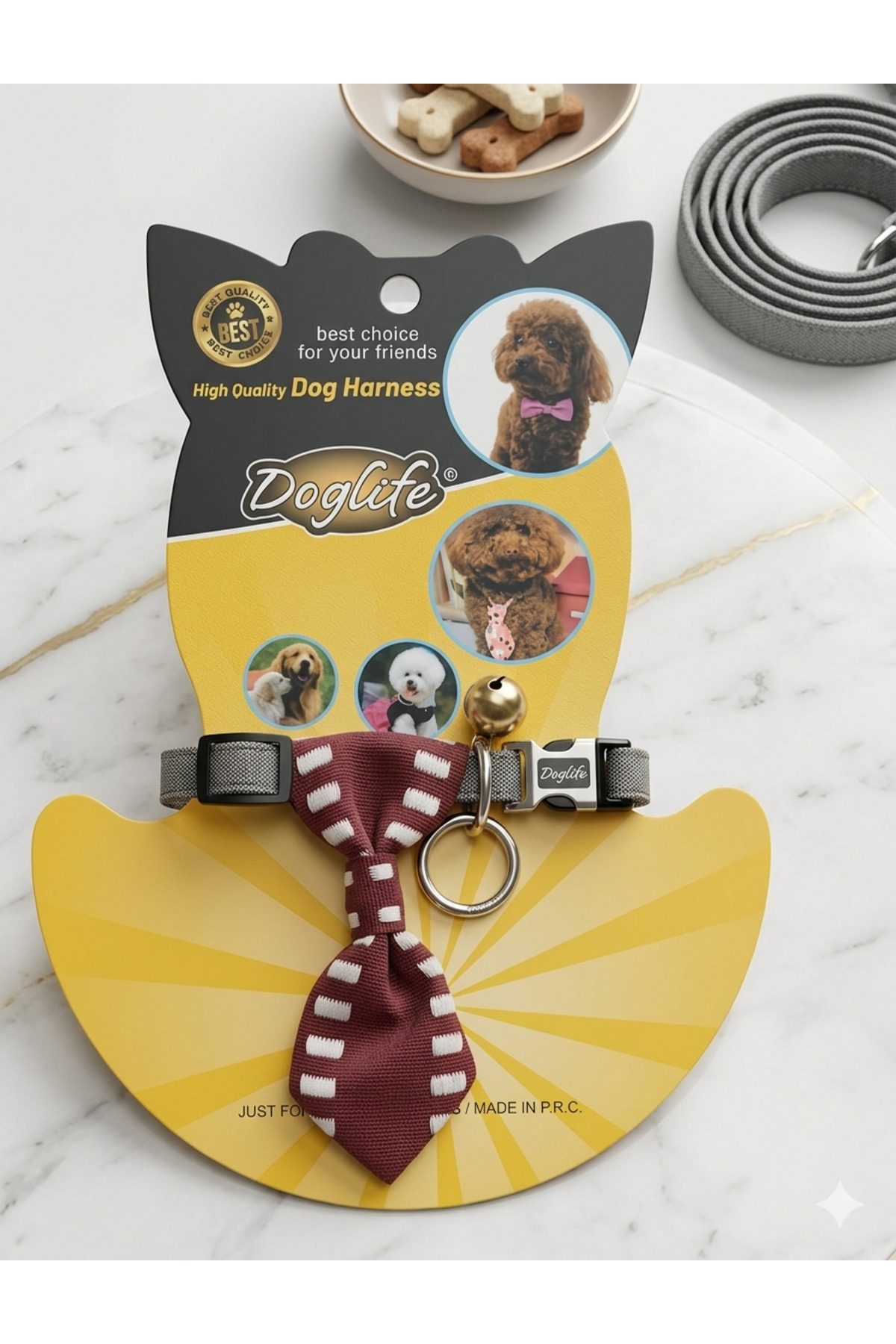 Küçük Irk Fularlı Köpek Tasması