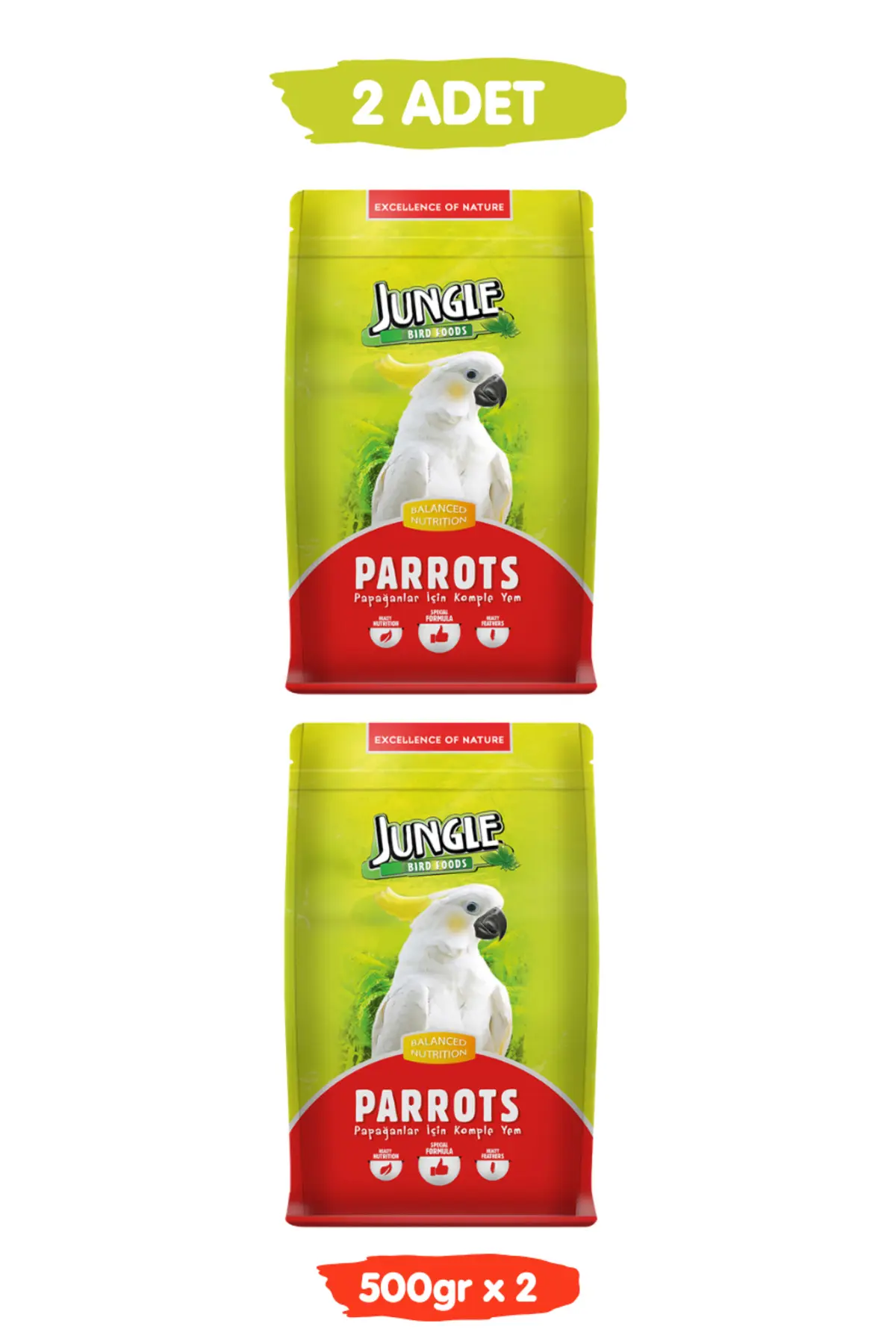 Jungle Papağan Yemi 500 Gr X 2