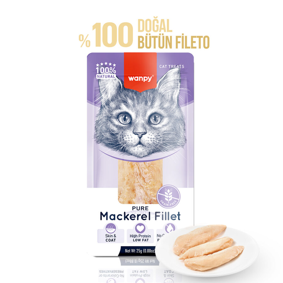 Wanpy Uskumru Fileto 25g Kedi Ödülü
