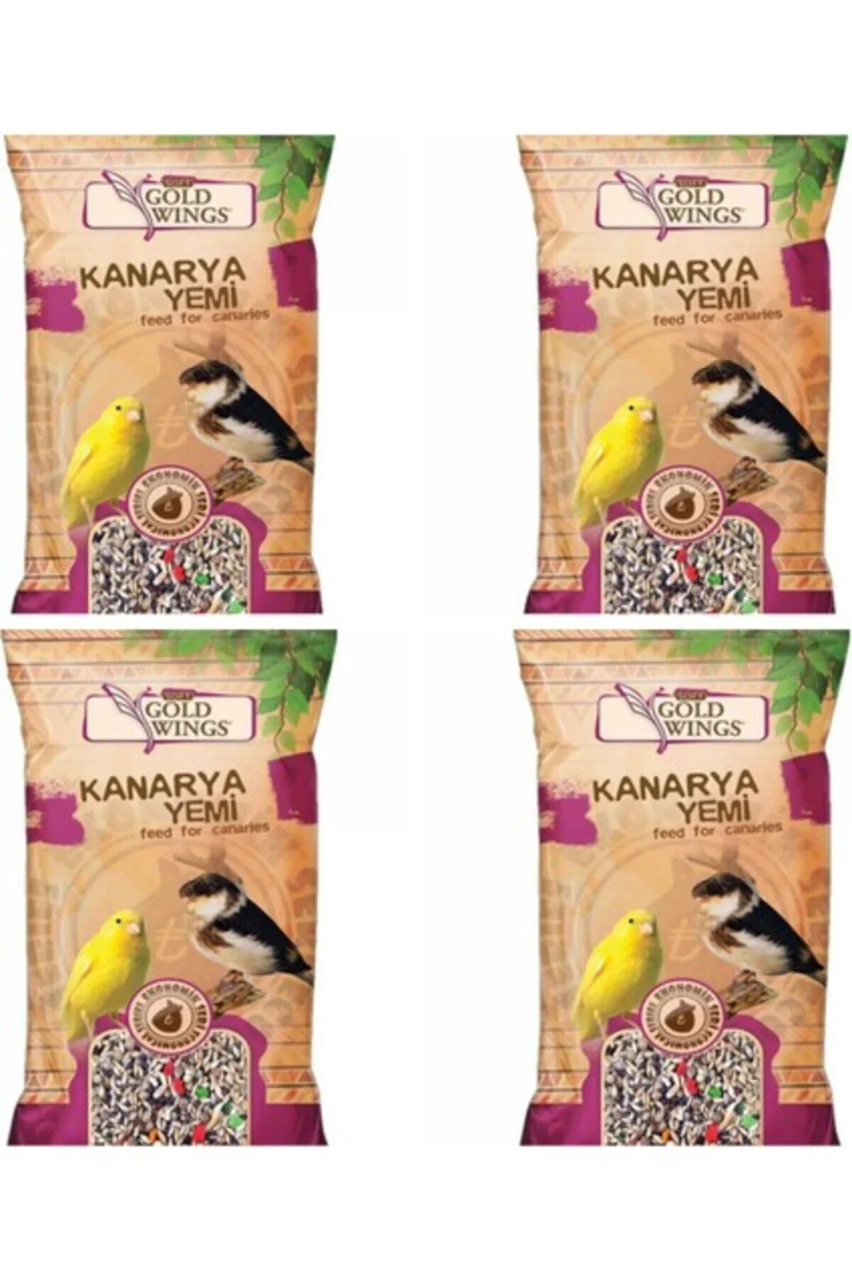 Gold Wings Meyveli Kanarya Yemi 300 Gr X 4 Paket