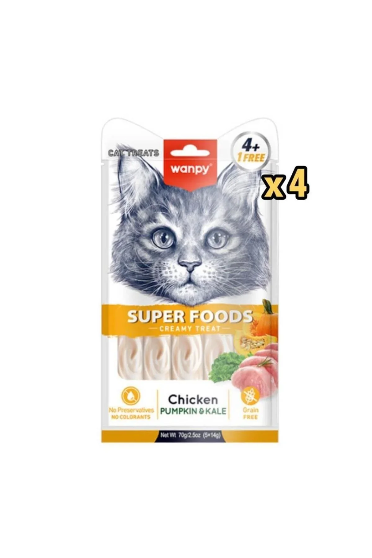 Wanpy Superfood Somon Tarak Yosun X 4 Paket