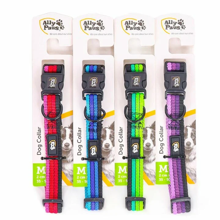 Ally Paws Köpek Boyun Tasması M Beden 35-50 cm Reflektörlü Klips Tokalı