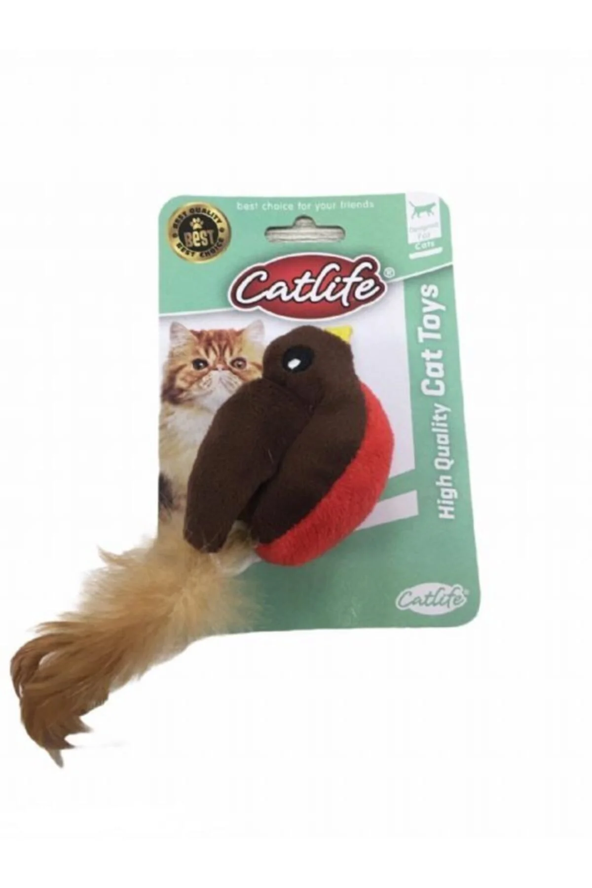 Catlife Kedi Oyuncak Titreşimli Tüylü Kuş