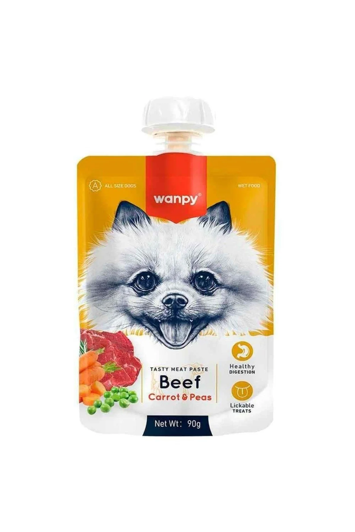 Wanpy Sığır Havuç Köpek Et Ezmesi 90 Gr
