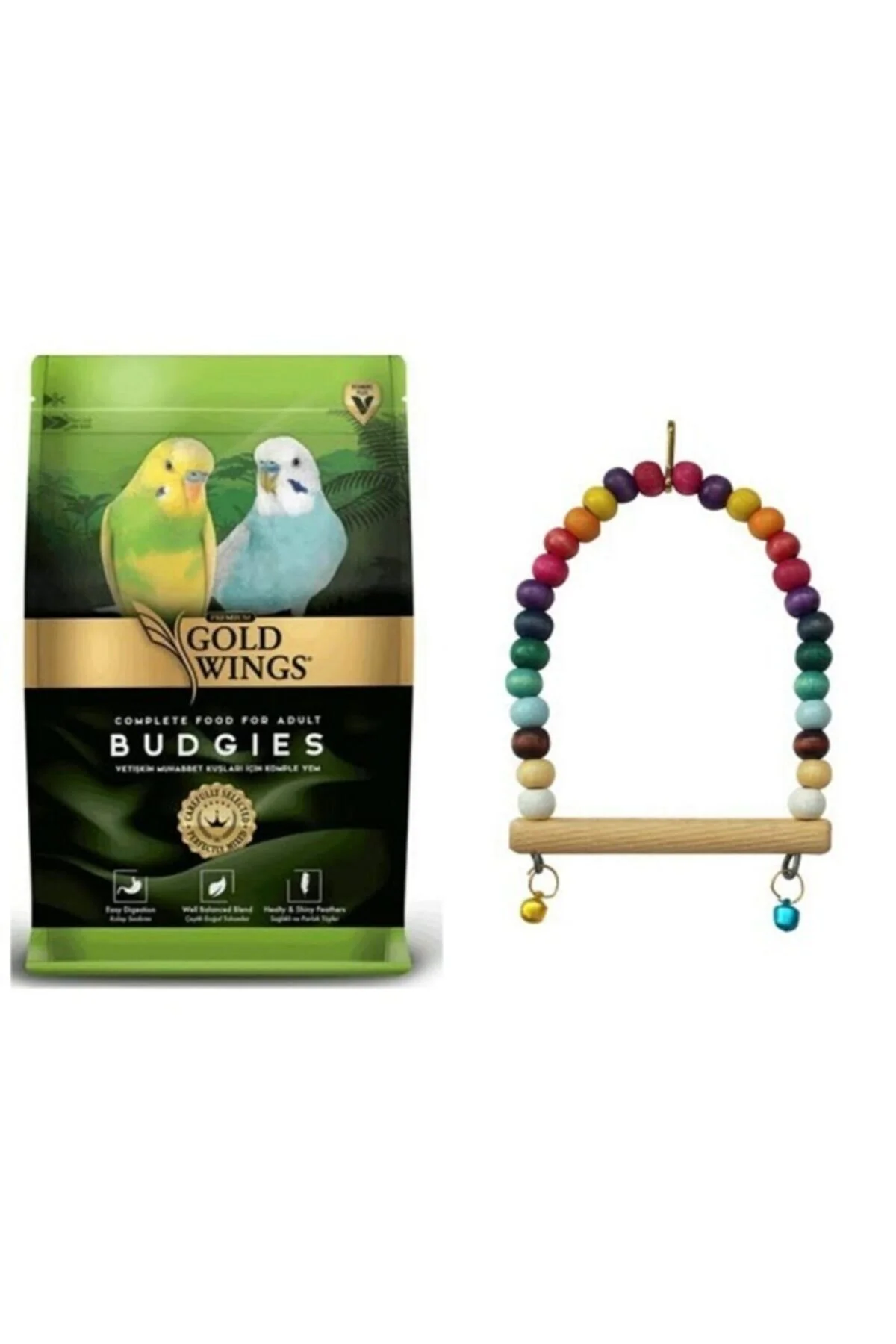 Gold Wings Premium Muhabbet Yem 1 kg & Salıncak