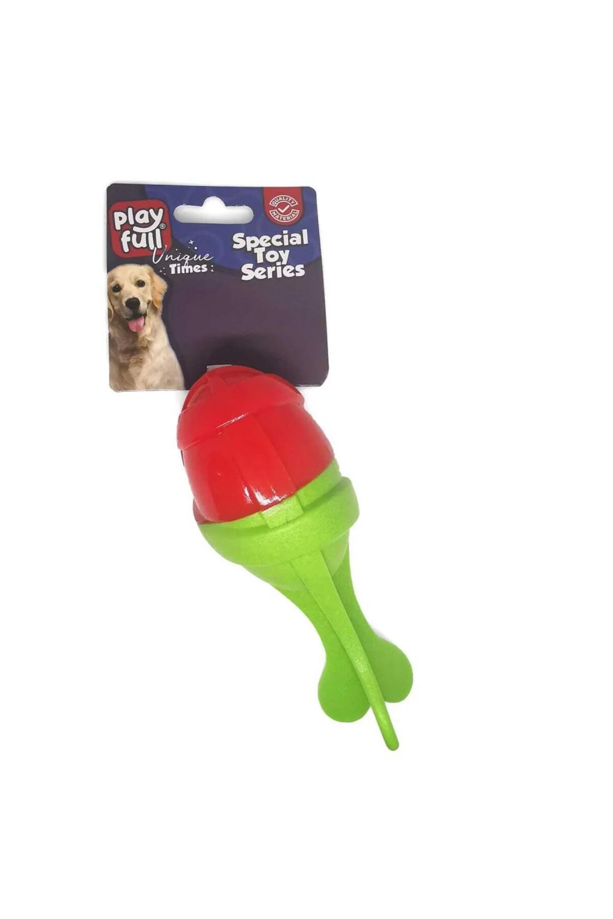 Öten Balık Şeklinde Plastik Köpek Oyuncağı 13x5 Cm