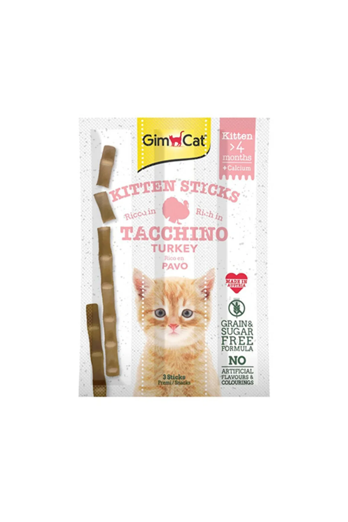 Gimcat Kitten Kedi Stick 3 lü Hindi