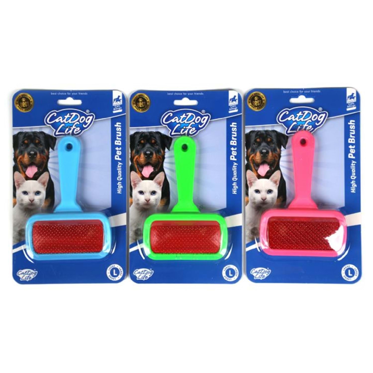 Cat Dog Life Kedi ve Köpekler için Telli Fırça L Boy