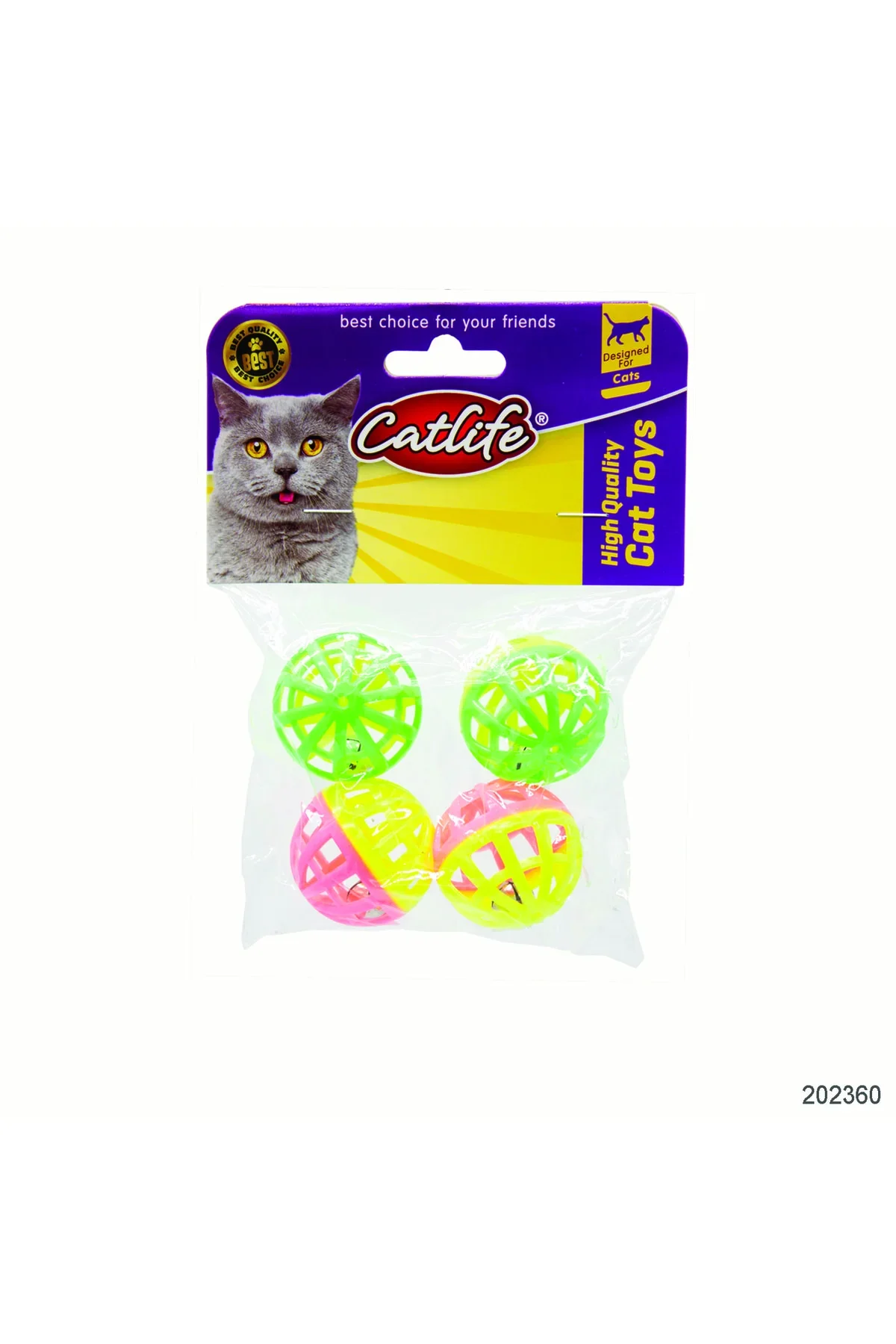 Catlife  Zilli Kedi Oyuncağı 4lü Paket 202360