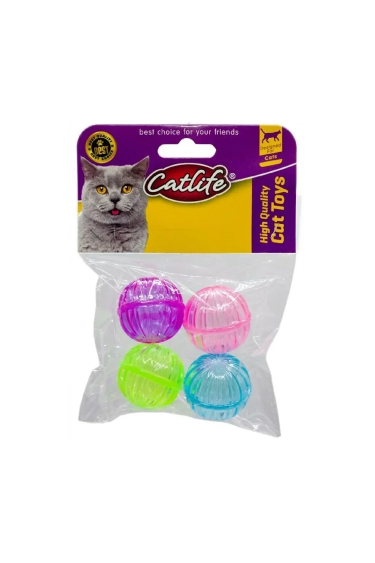 Catlife Zilli Kedi Oyuncağı 4 lü Paket - 202469