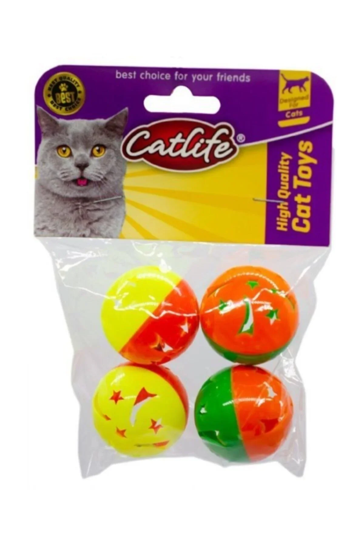 Catlife Zilli Kedi Oyuncağı 4 lü Paket - 202364