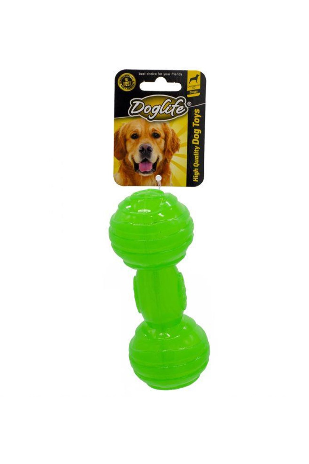 Doglife Köpekler İçin Kauçuk Dumbbell Oyuncak Vinyl