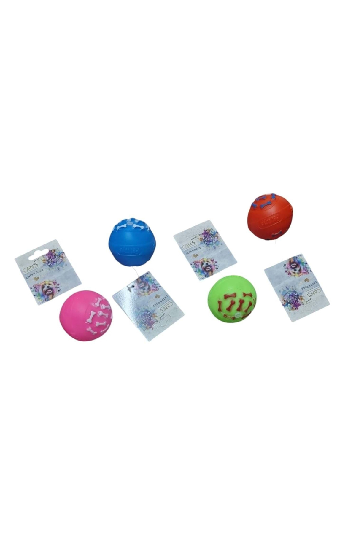 Cans BRC-18 Öten Top Köpek Oyuncağı 6 cm