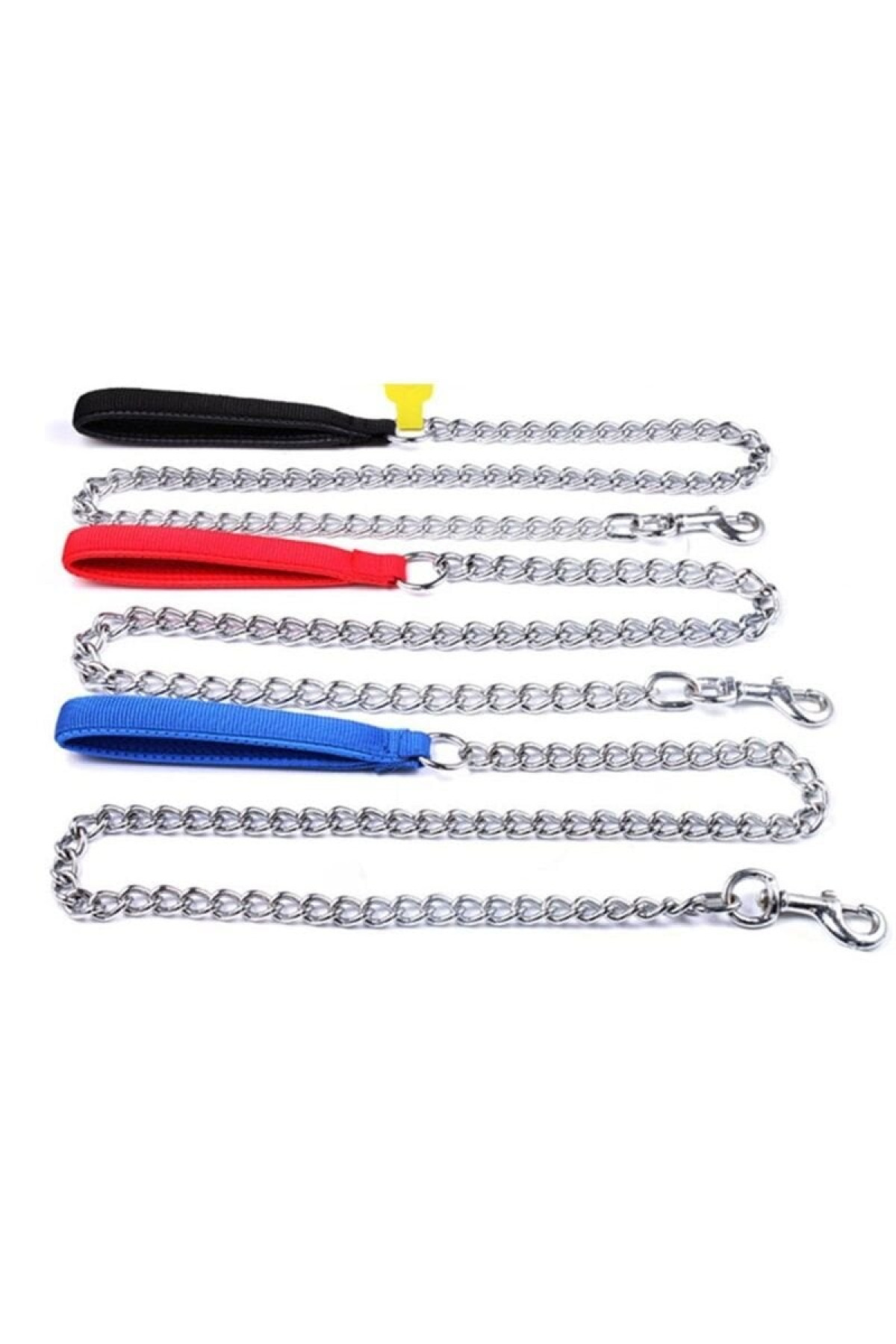 Köpek Naylon Saplı Zincir Gezdirme Tasması 4 mm x 120 cm